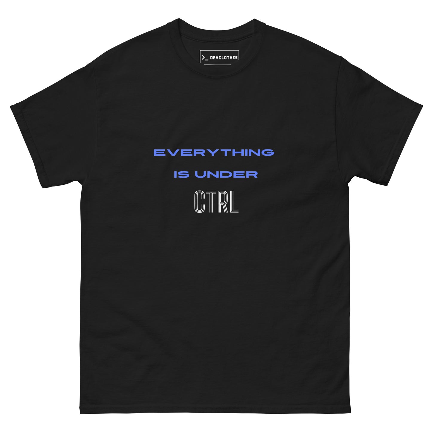 "UNDER CTRL" tee