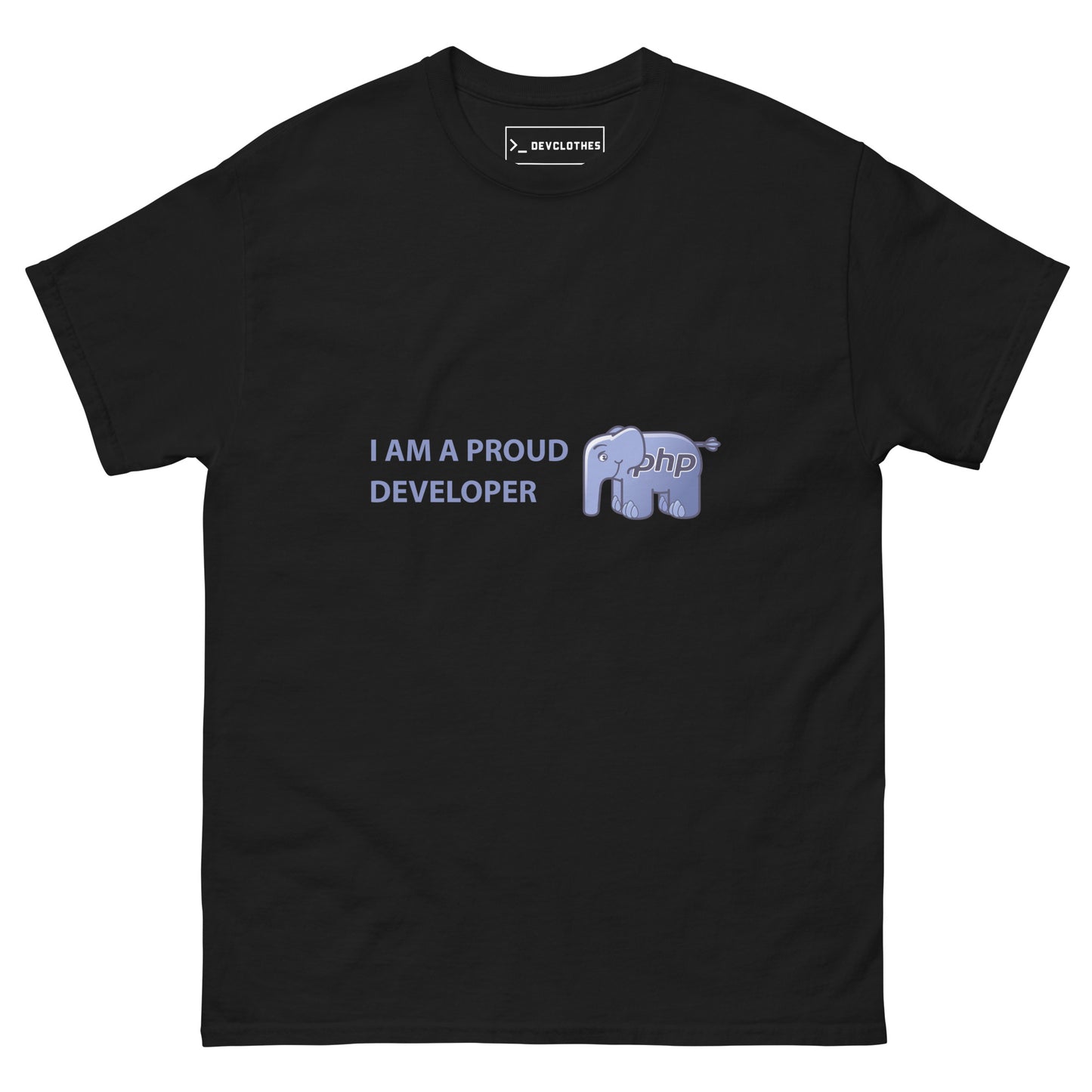 "I'm a proud PHP developer" Tee