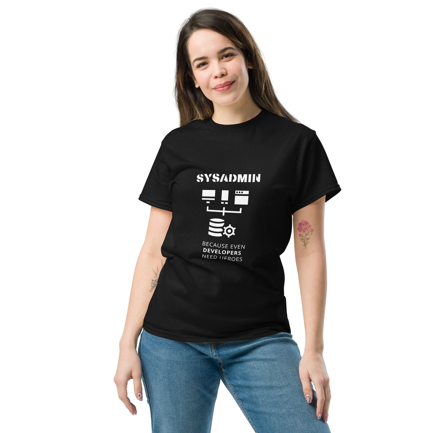 "SYSADMIN HEROE" tee