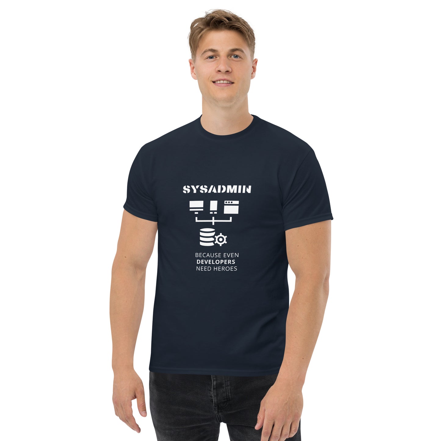 "SYSADMIN HEROE" tee