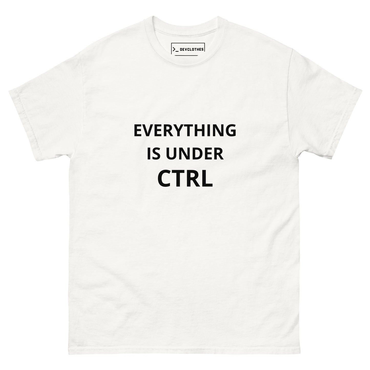 "EVERYTHING IS UNDER CTRL" tee