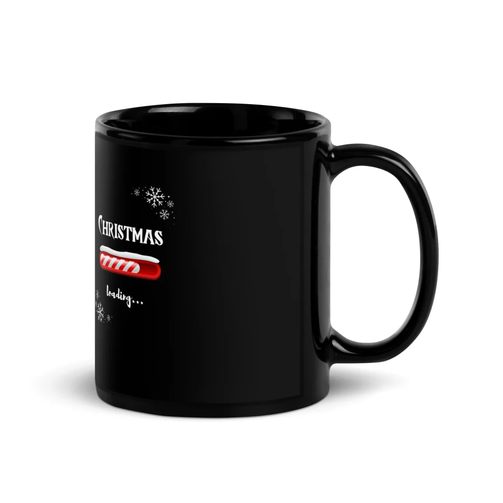 Christmas Loading Mug, front