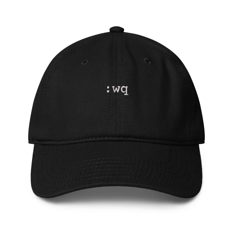 :wq Vim Cap, front