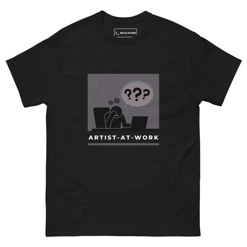Artist at Work Developer T-Shirt, front