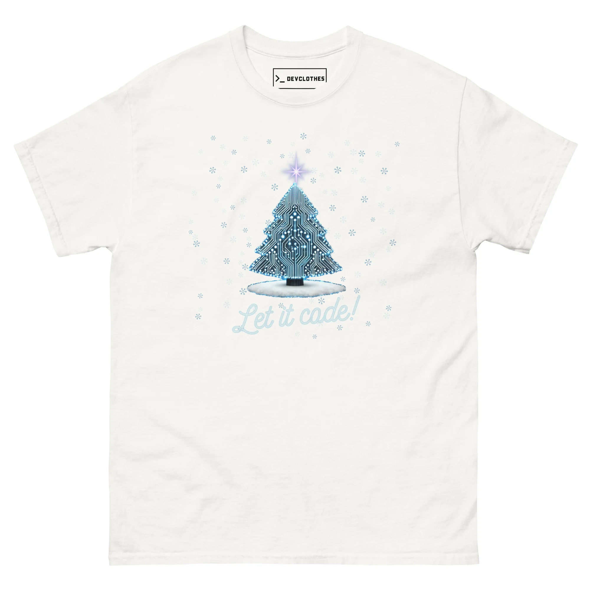 Let It Code Christmas T-Shirt - Image 5