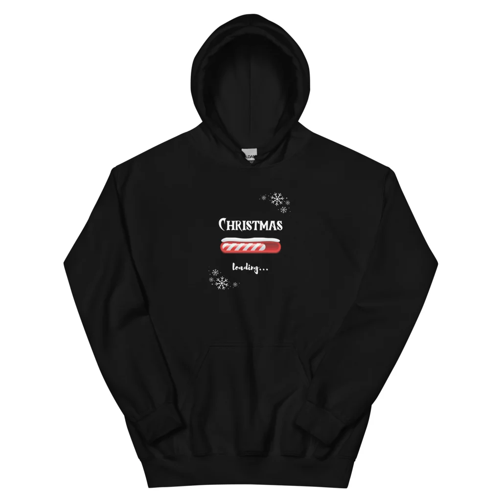 Christmas Loading Hoodie, front