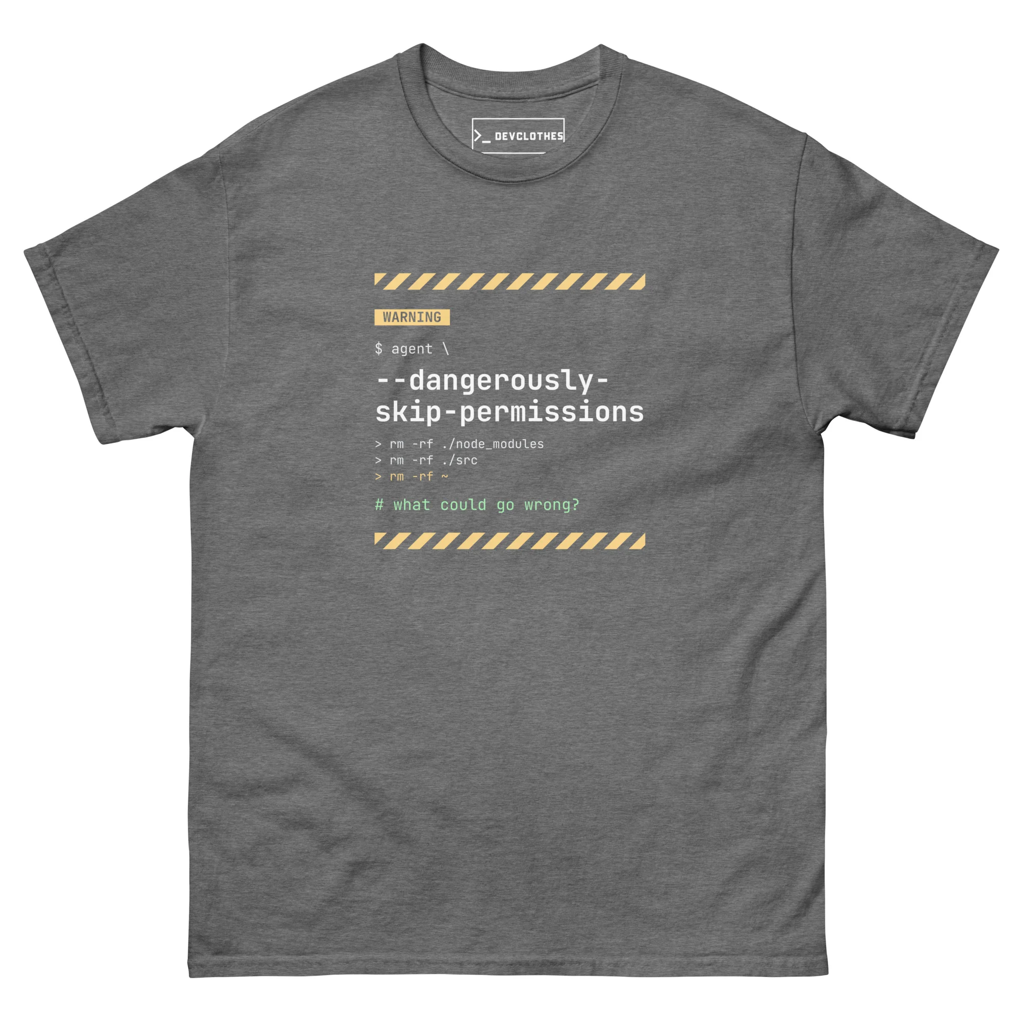 Dangerously Skip Permissions T-Shirt - Image 4
