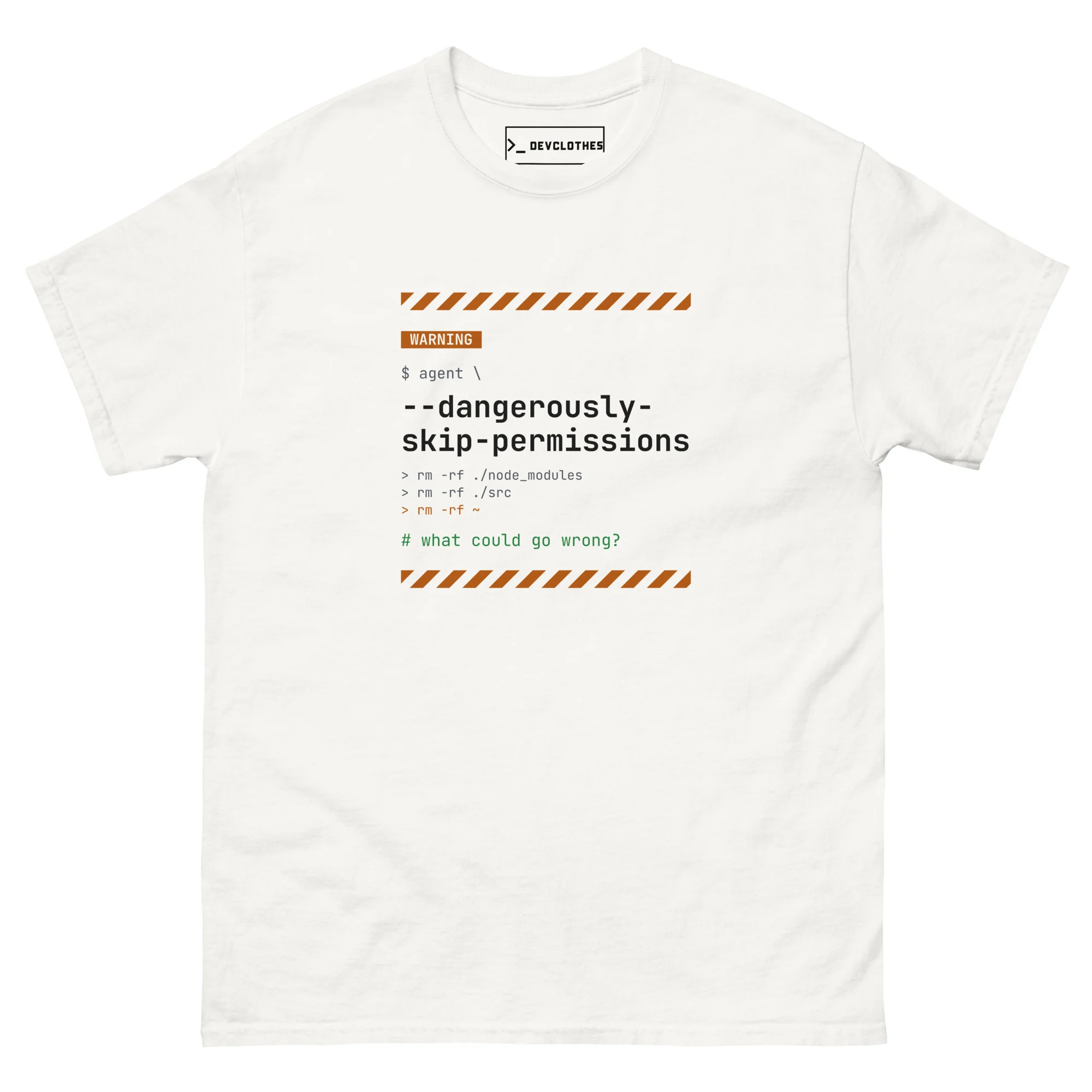 Dangerously Skip Permissions T-Shirt - Image 6